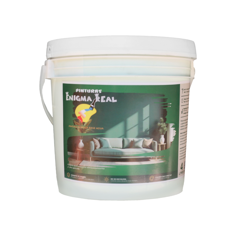 Pintura Acrílica Verde Enigma Real (4 l)