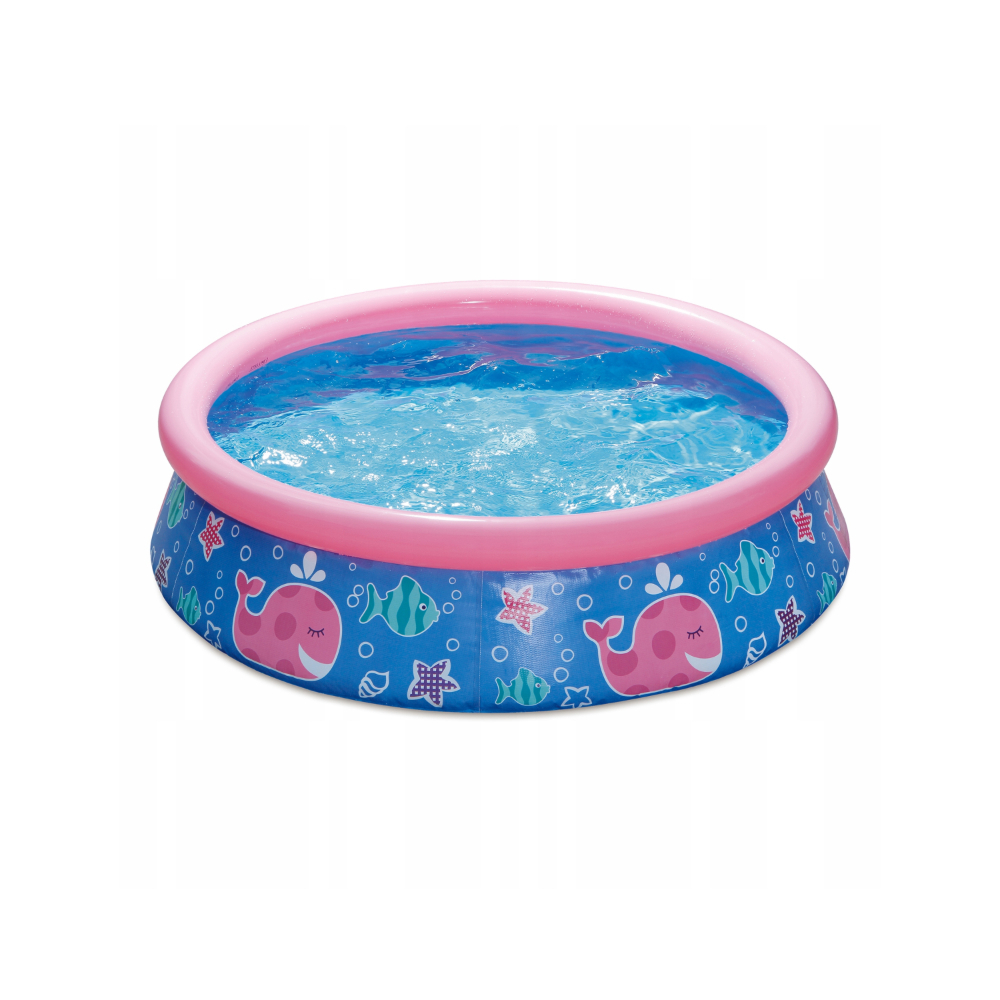 Piscina inflable infantil de 152 cm x 38 cm violeta decorado Summer Waves P1000515B0