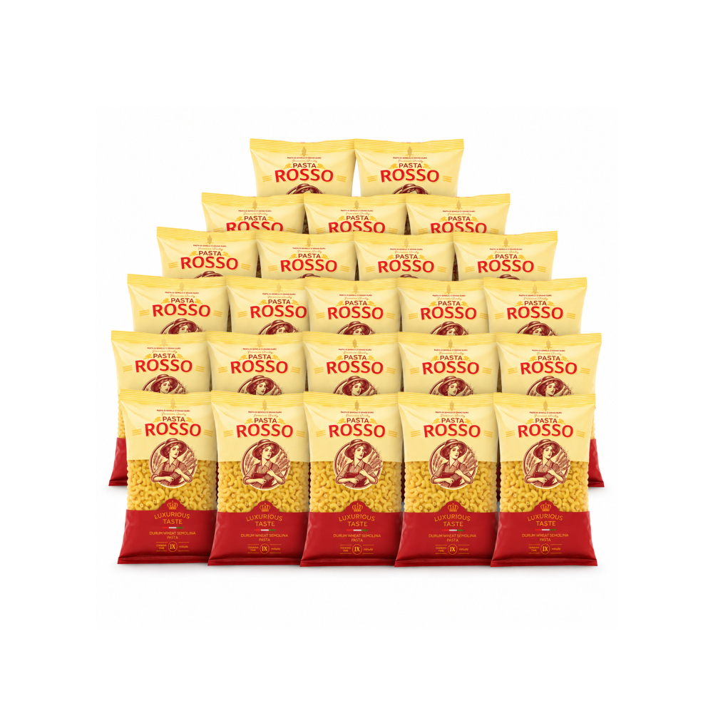Combo Pasta coditos Rosso (20 x500 g / 1. 1 lb)
