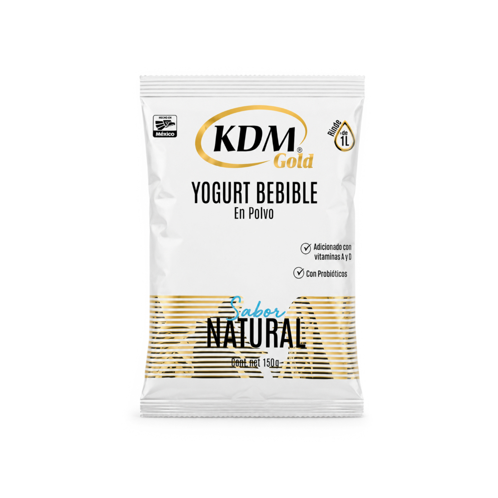 Yogurt en polvo bebible sabor natural kdm Gold (150 g / 5. 29 oz)