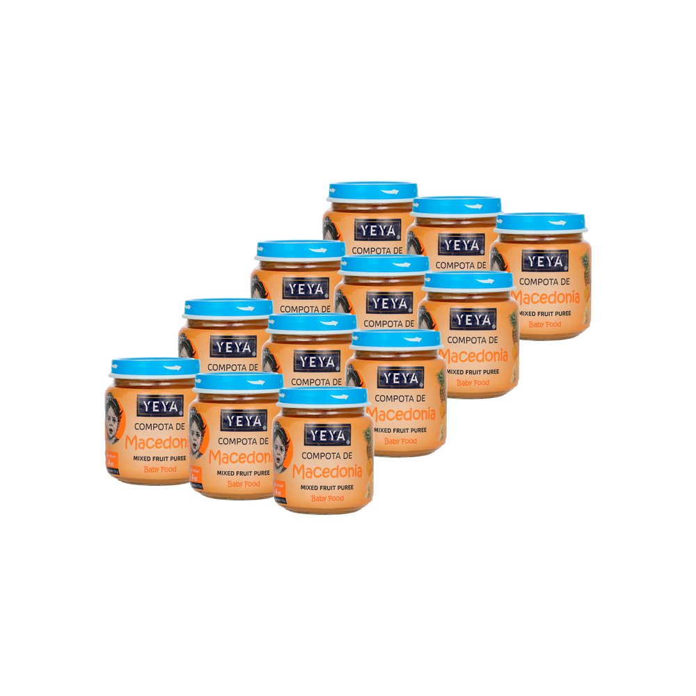 Compotas de macedonia yeya (12 x 113 g / 4 oz)0