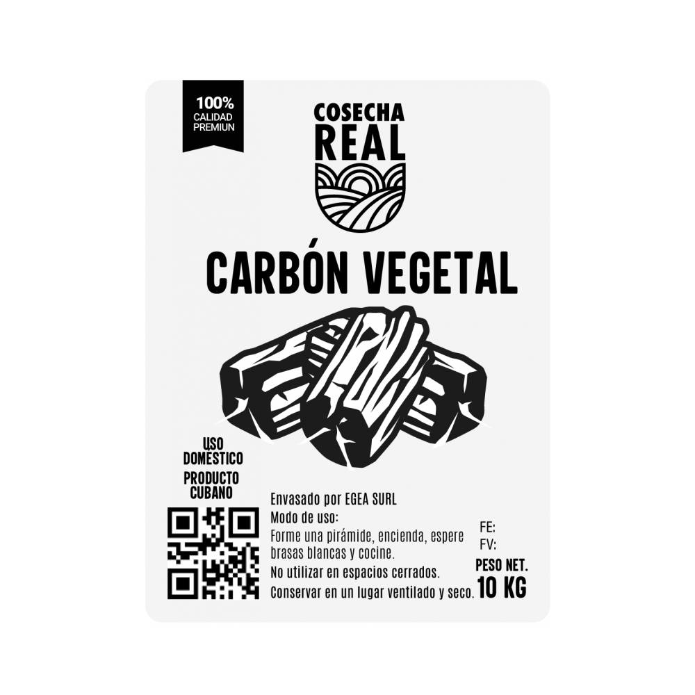 Carbón vegetal Cosecha Real (10 kg / 22 lb)1