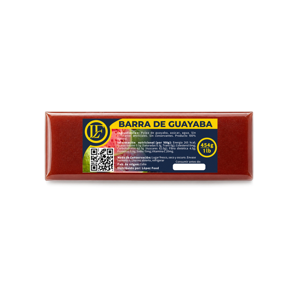 Barra de guayaba lf (454 g / 1 lb)