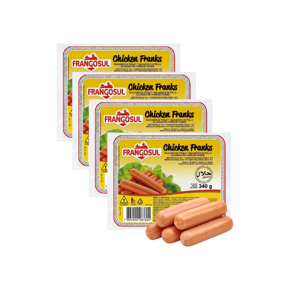 Salchicha de pollo Frangosul ( 4 x 340 g / 12 oz)