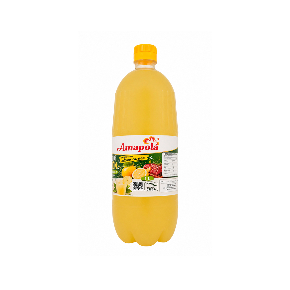 Jugo de limón Amapola (1 l)