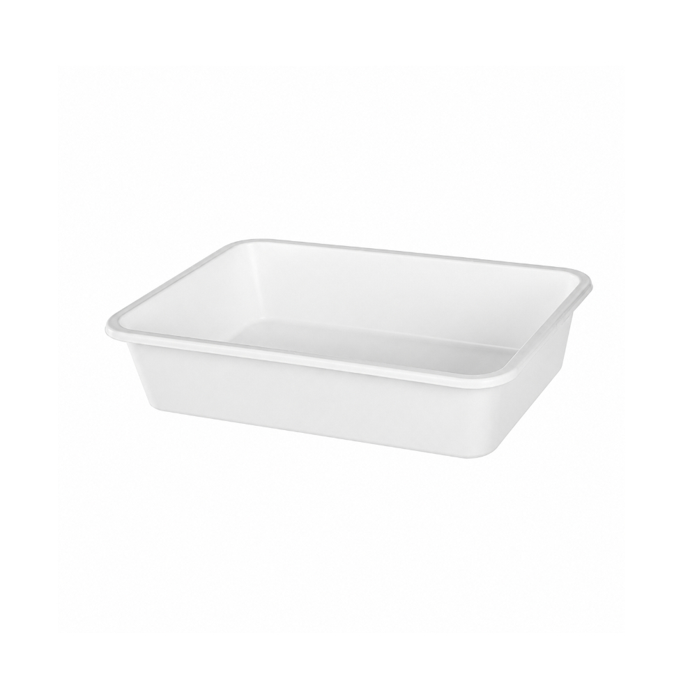 Bandeja de plástico color blanco de 30 cm Casa y Menaje0