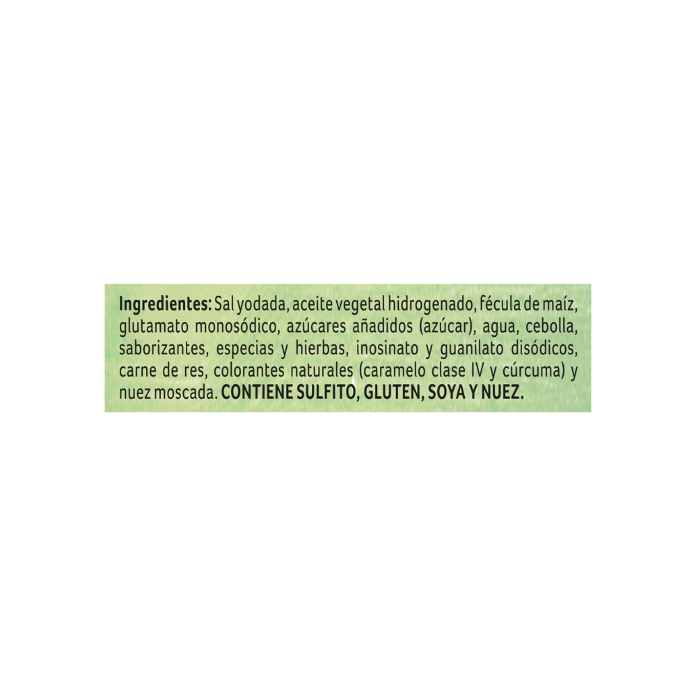 Caldo de vegetales sabor res en cubo Knorr (84 g / 2. 9 oz)2