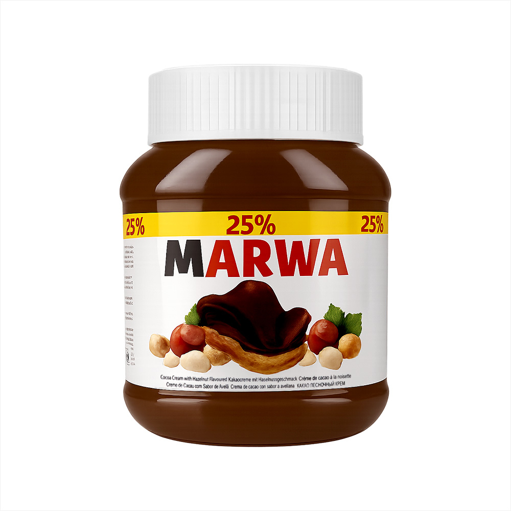 Crema de avellanas con cacao Marwa (350 g / 12. 35 oz)