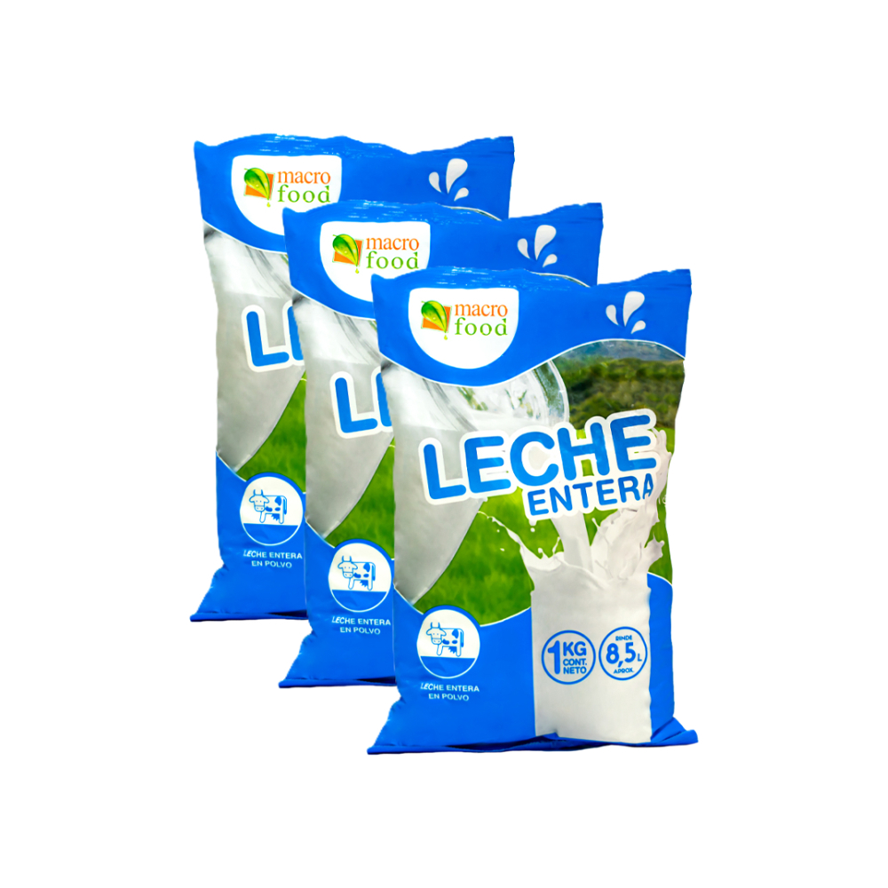 Leche en polvo (3 x 1 Kg)0