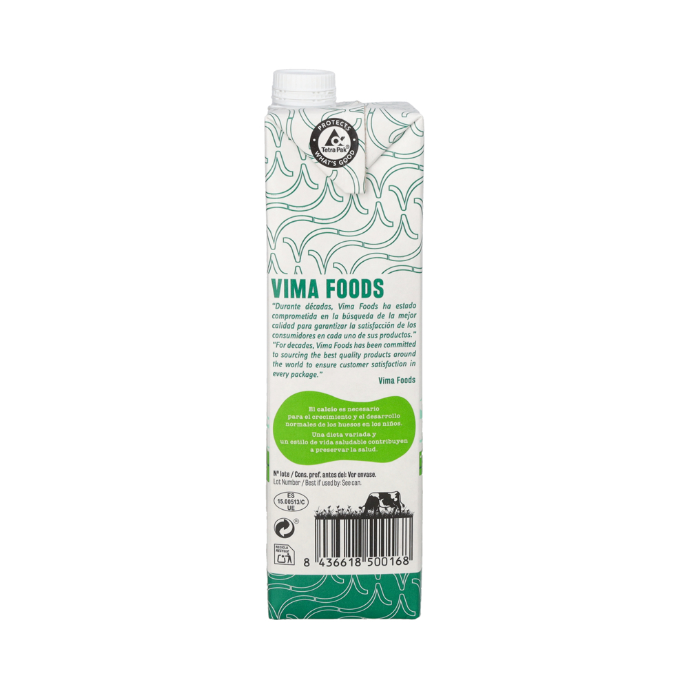 Leche entera Vima Foods (1 l)2