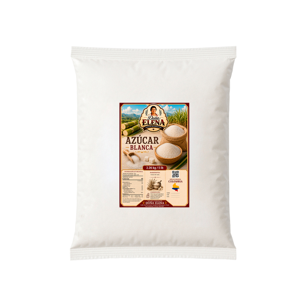 Azúcar blanca Doña Elena (2. 26 kg / 5 lb)