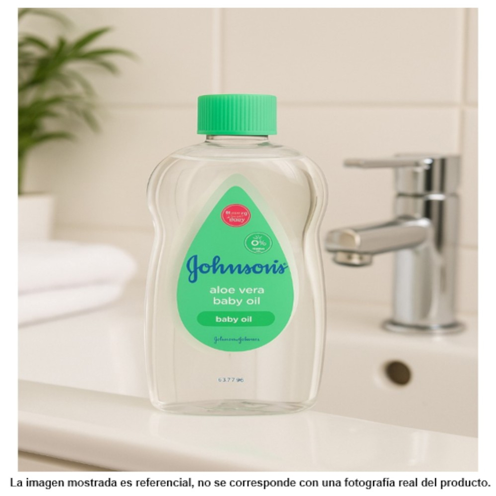 Aceite para bebés con aloe vera y vitamina e Johnson's (500 ml)2