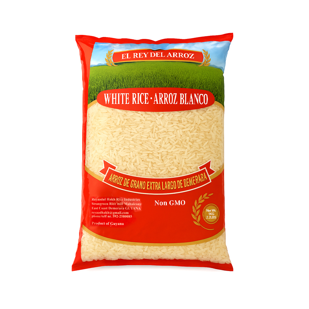 Arroz blanco de grano extra largo El rey del arroz (1 kg / 2. 2 lb)