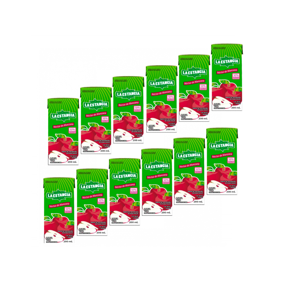 Néctar de manzana La Estancia (12 x 200 ml)