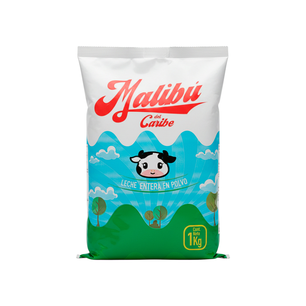 Leche entera en polvo Malibú (1 kg / 2. 2 lb)