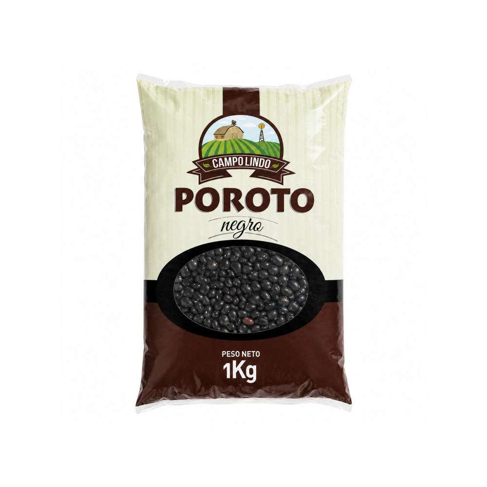 Frijoles negros Campo Lindo (1 kg / 2. 2 lb)