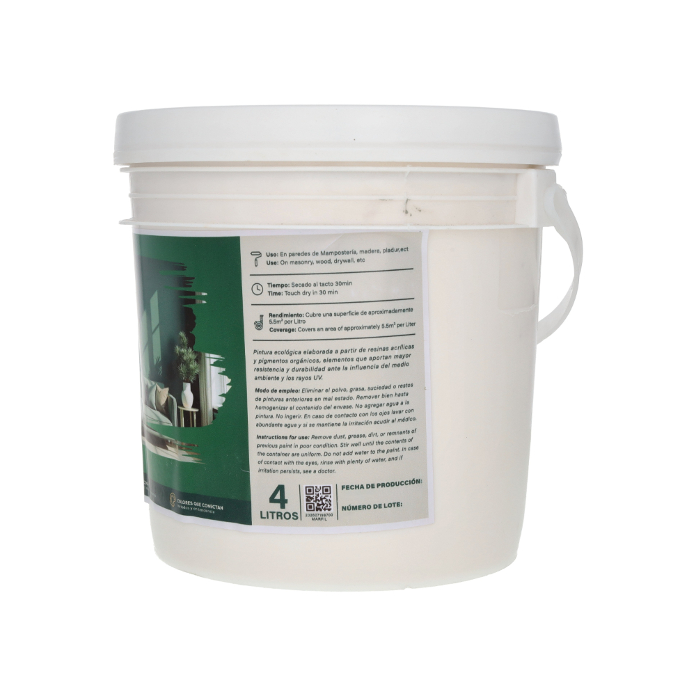Pintura Acrílica Marfil enigma real (4 l)1