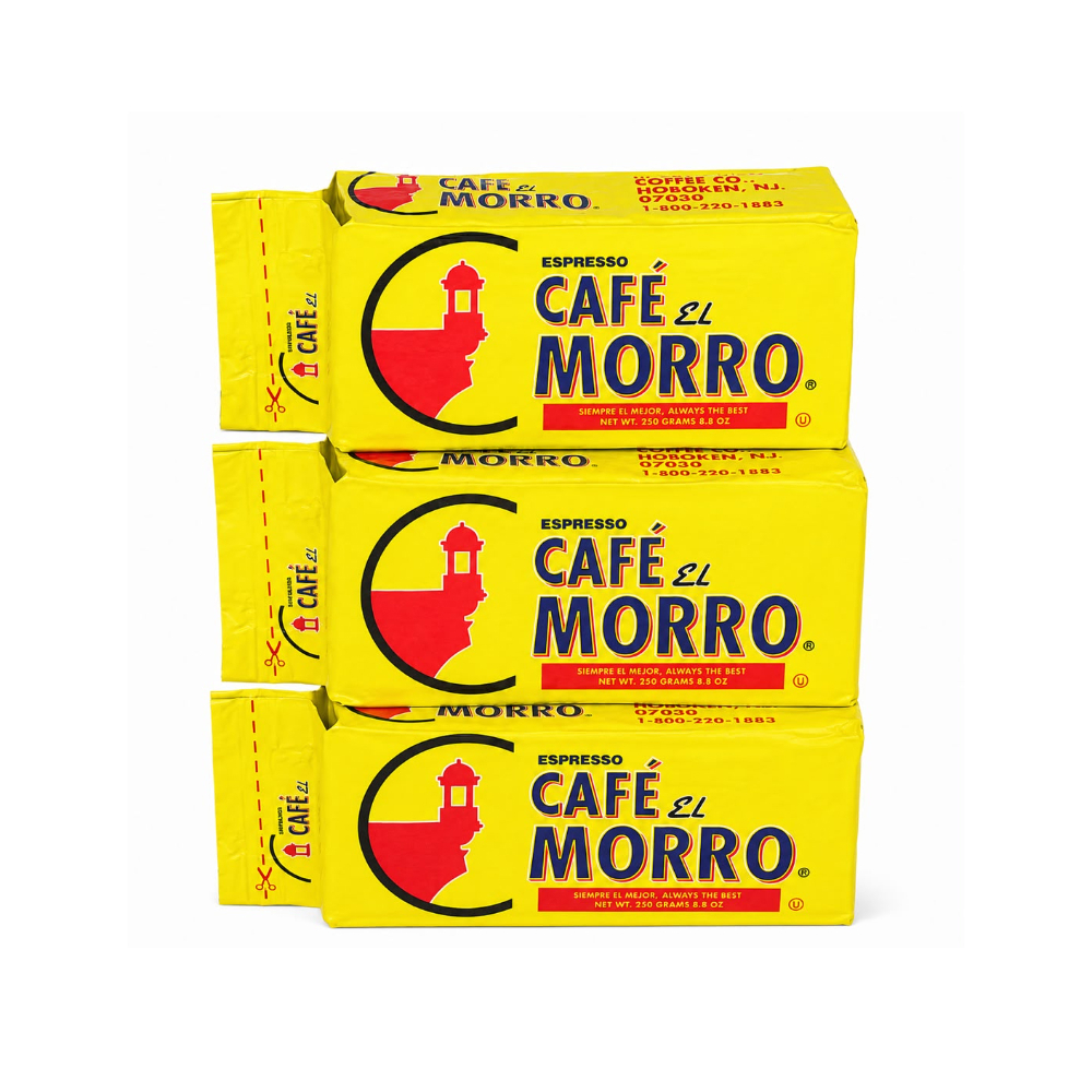 Café espresso El Morro ( 3 x 250 g / 8. 8 oz)