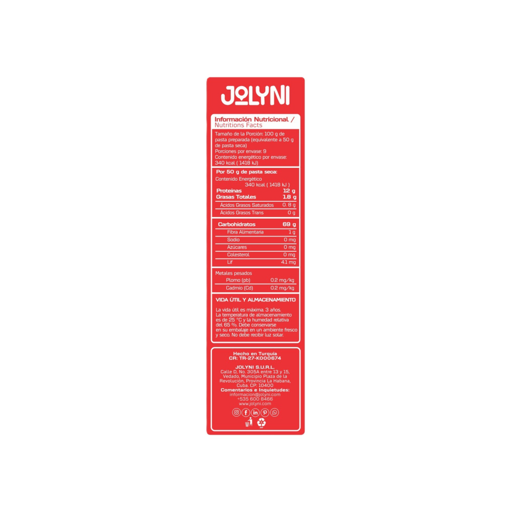 Pastas cortas - codo Big Jolyni (400 g / 14. 11 oz)2