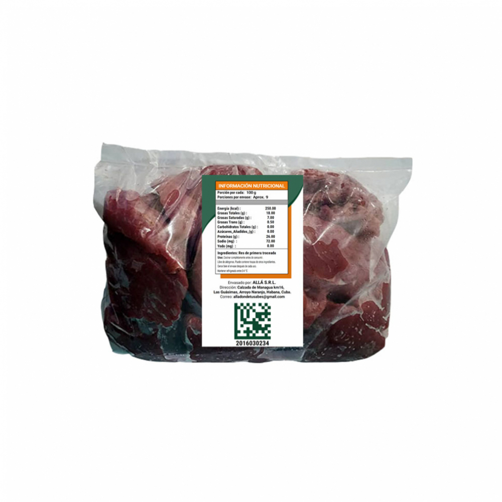Carne de res de primera troceada allÁ (907 g / 2 lb)2