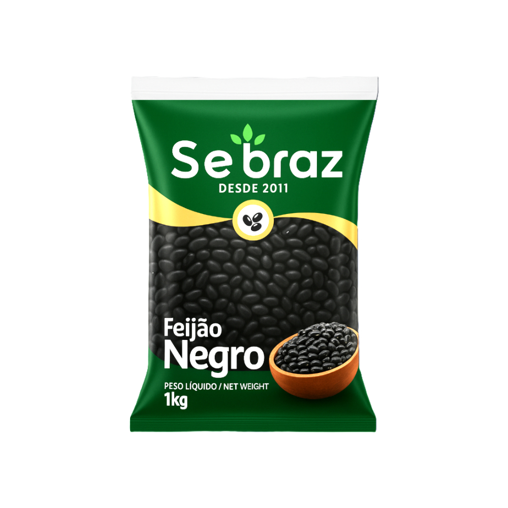 Frijol negro Sebraz (1 kg / 2. 2 lb)0