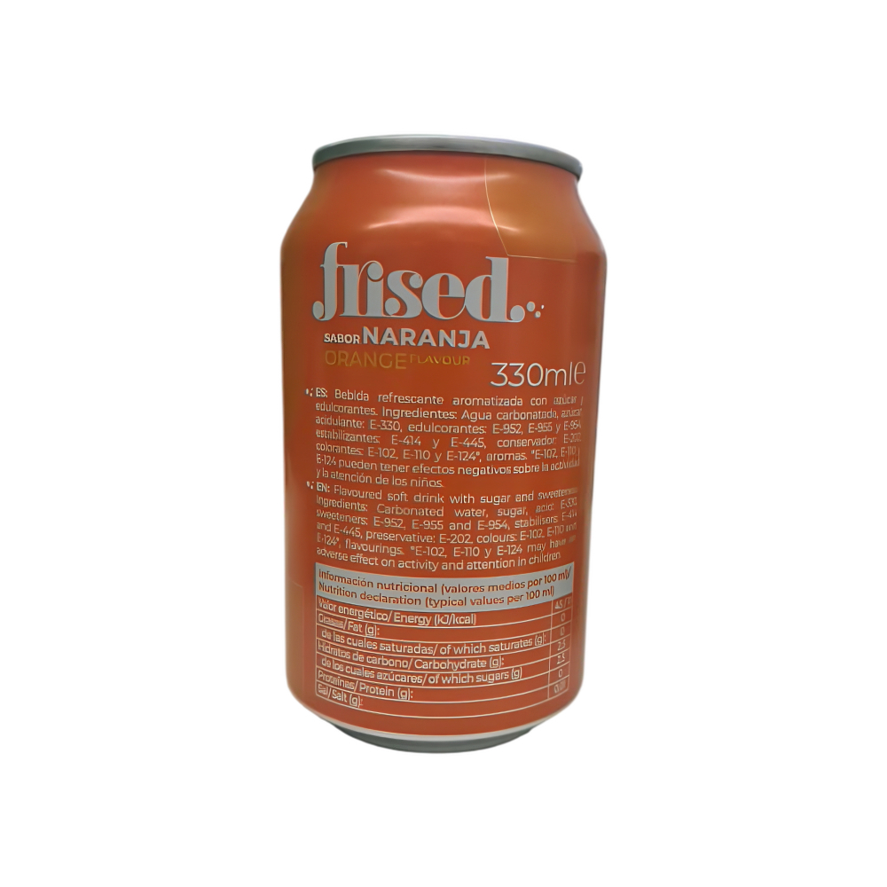 Refresco de naranja Frised (24 x 330 ml)2
