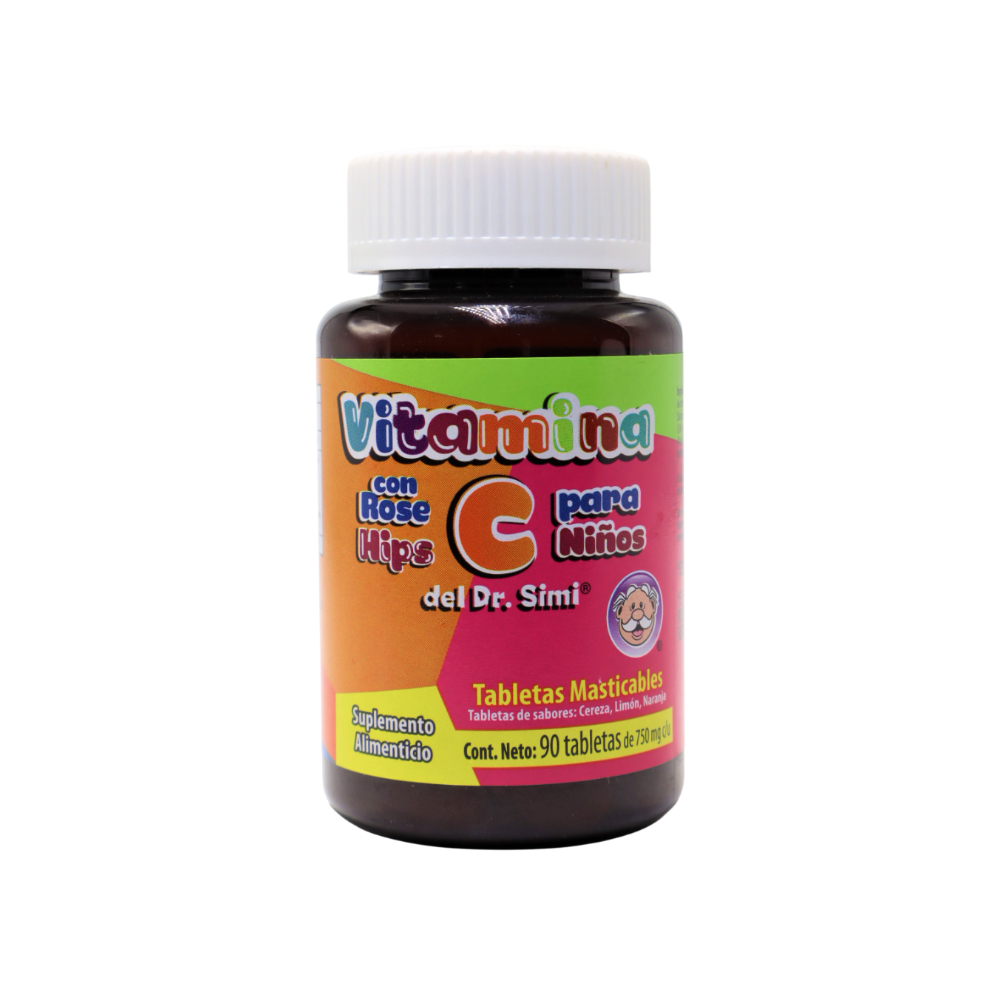 Vitamina c para niños 750 mg Dr. Simi (90 tabletas)3