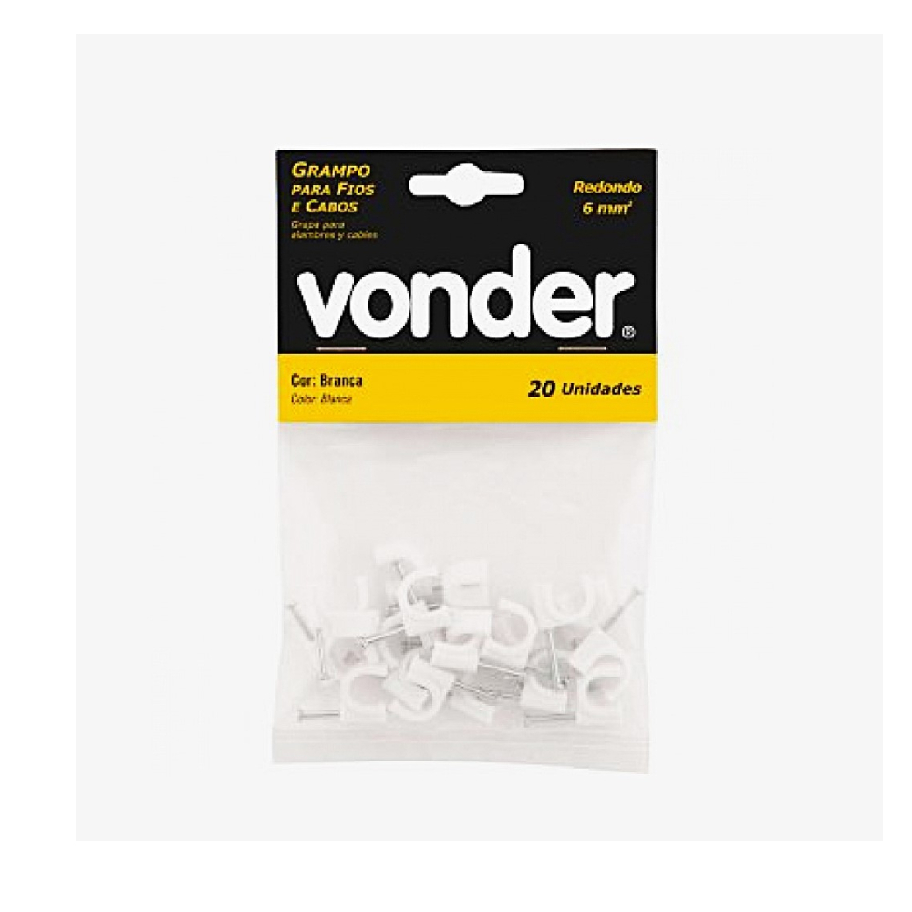Abrazadera redonda para cables 6 mm² Vonder (20 u)4