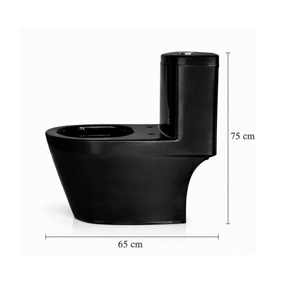 Inodoro descarga directa Black Zeric1