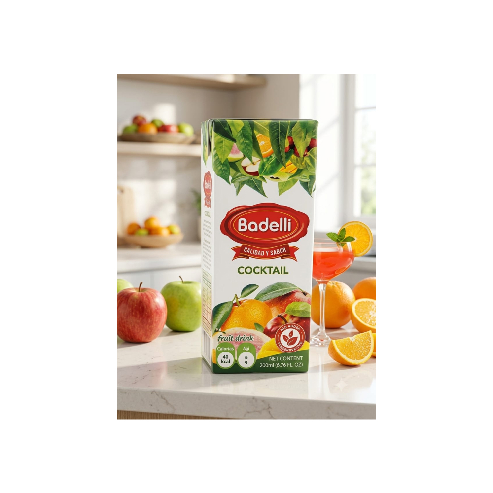 Jugo de cóctel de frutas Badelli (200 ml / 6. 76 oz fl)4