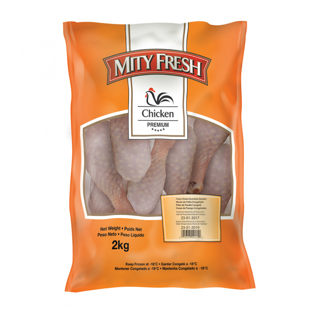Muslos de pollo Mity Fresh (2 kg / 4. 4 lb)0