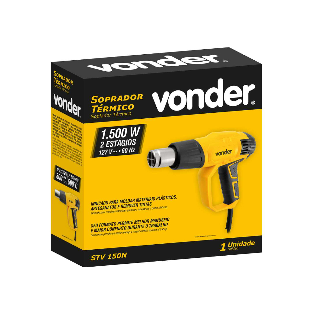 Soplador térmico de 127 v Vonder STV150N2