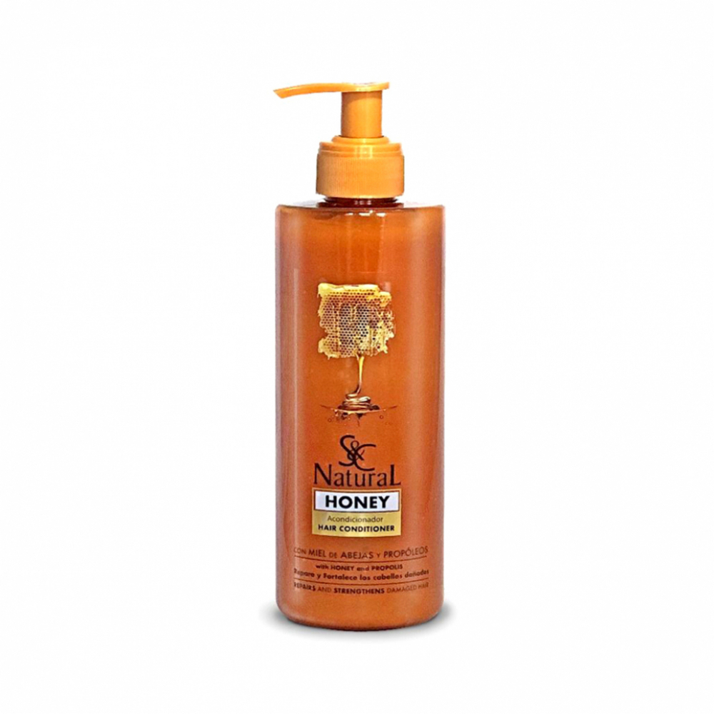 Acondicionador con miel de abejas y propóleos Natural Honey s&c (400 ml)0