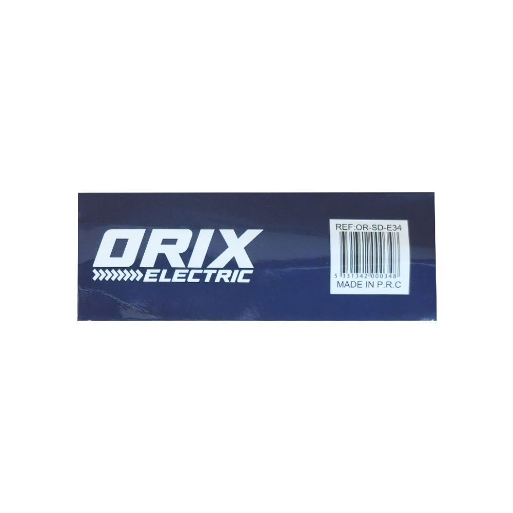 Extensión eléctrica de 4 tomas 7 m / 25 ft Orix2