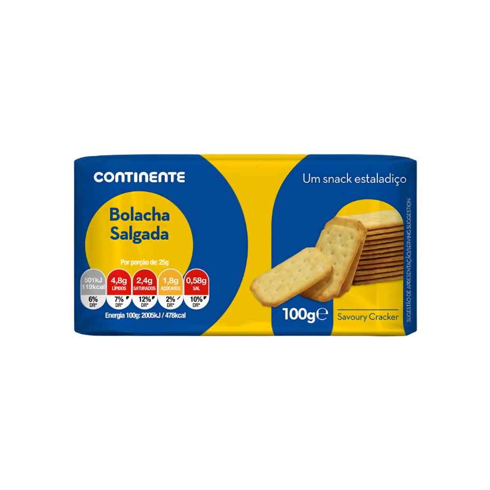 Galletas saladas Continente (100 g / 3. 5 oz)