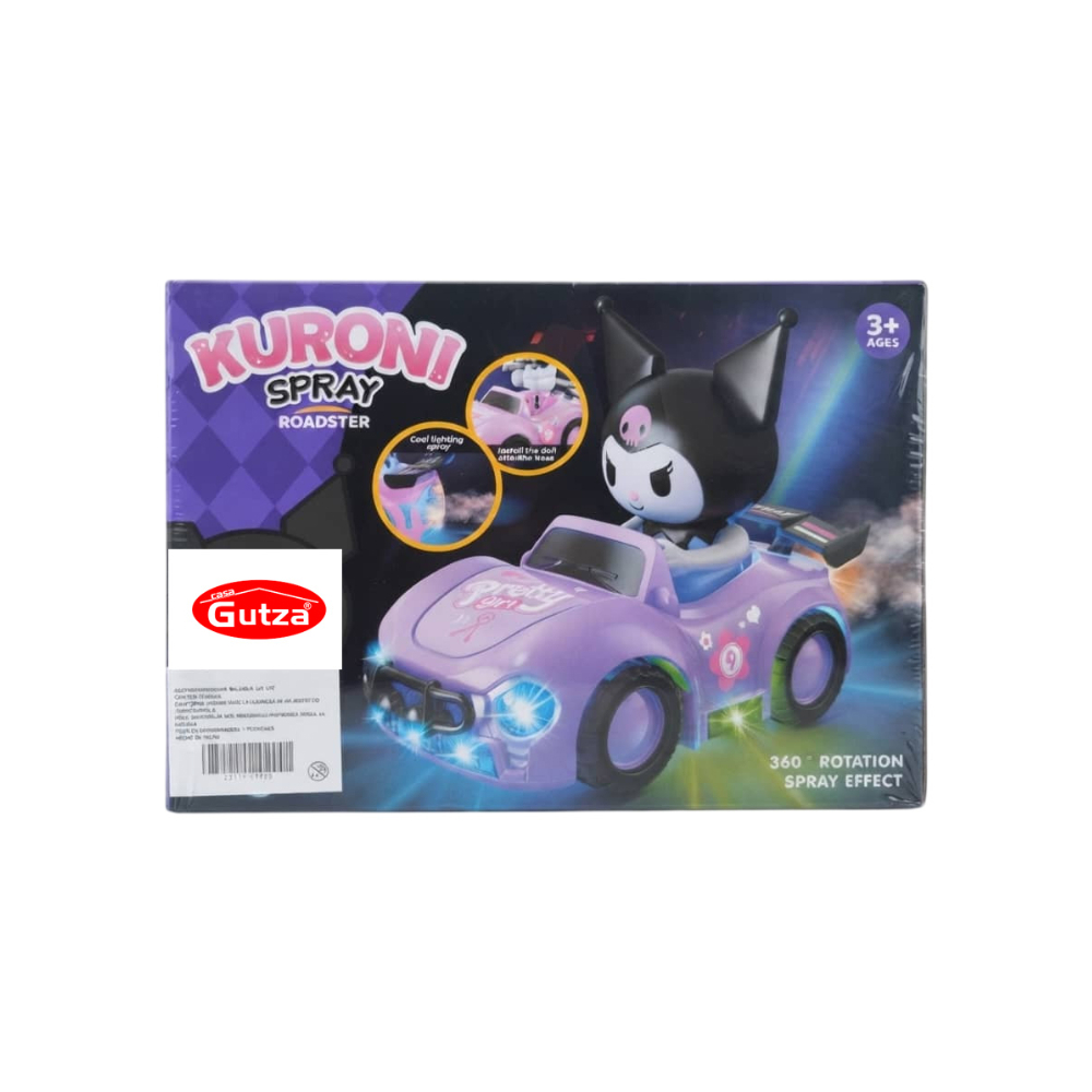 Carro con luces, sonido y efecto de humo con diseño de Kuroni Gutza3