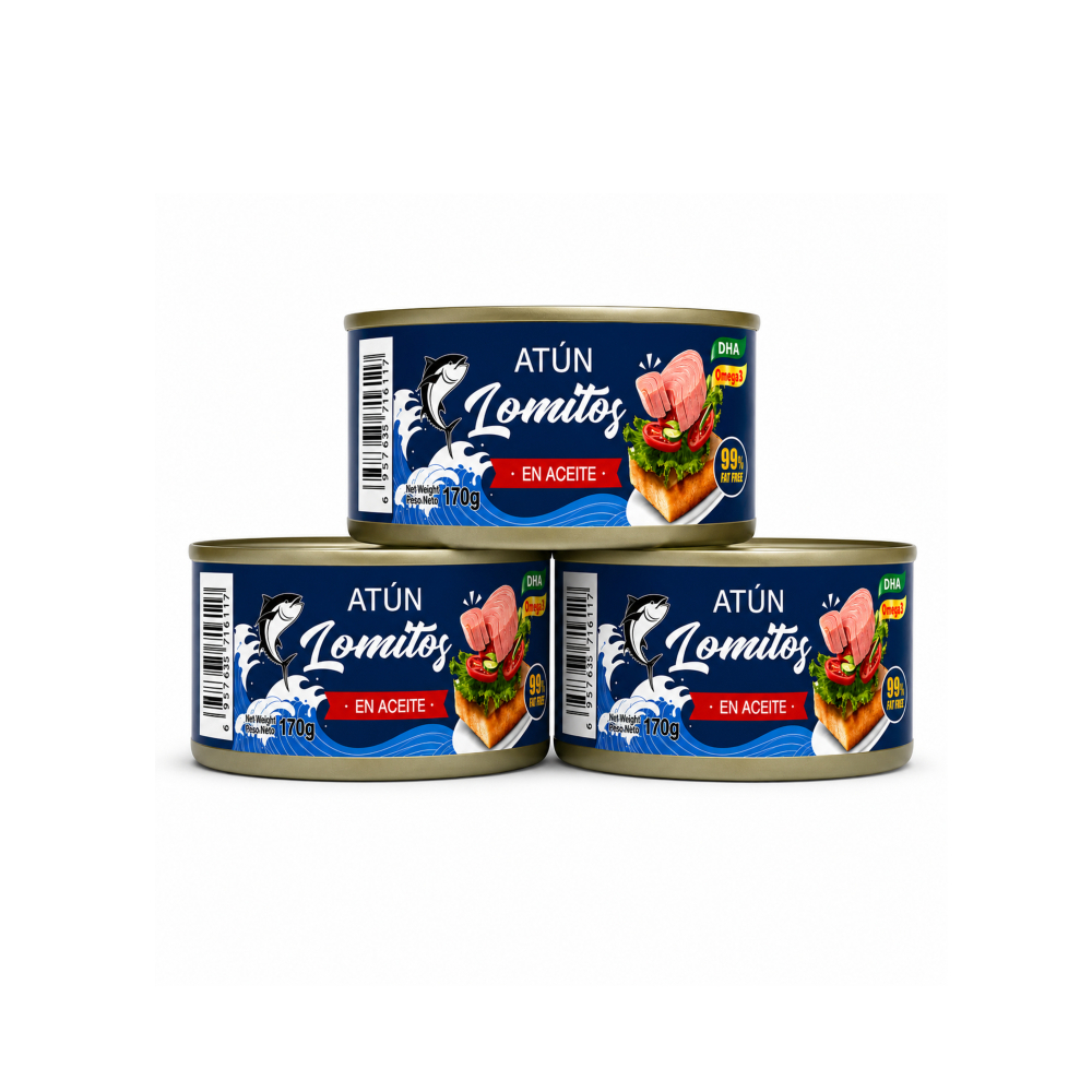 Atún lomitos en aceite Lucy (3 x 170 g / 5. 99 oz)