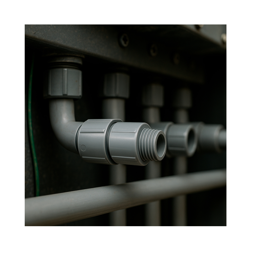 Adaptador de terminal macho de pvc 2''3
