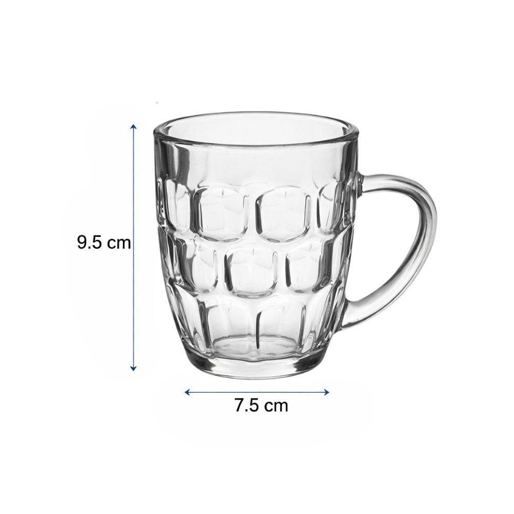 Juego de jarras de cristal para cerveza Alessandro (3 u)1