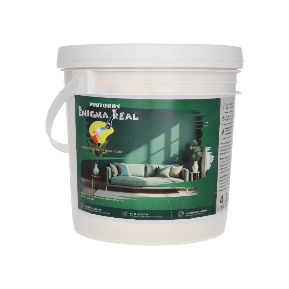 Pintura Acrílica Marfil enigma real (4 l)