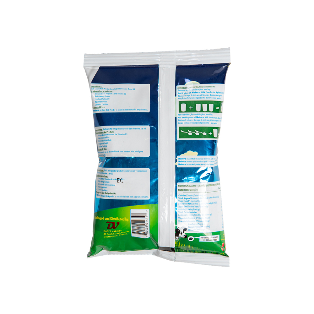 Leche entera en polvo instantánea enriquecida con vitaminas Natura (5 x 200 g / 7 oz)2