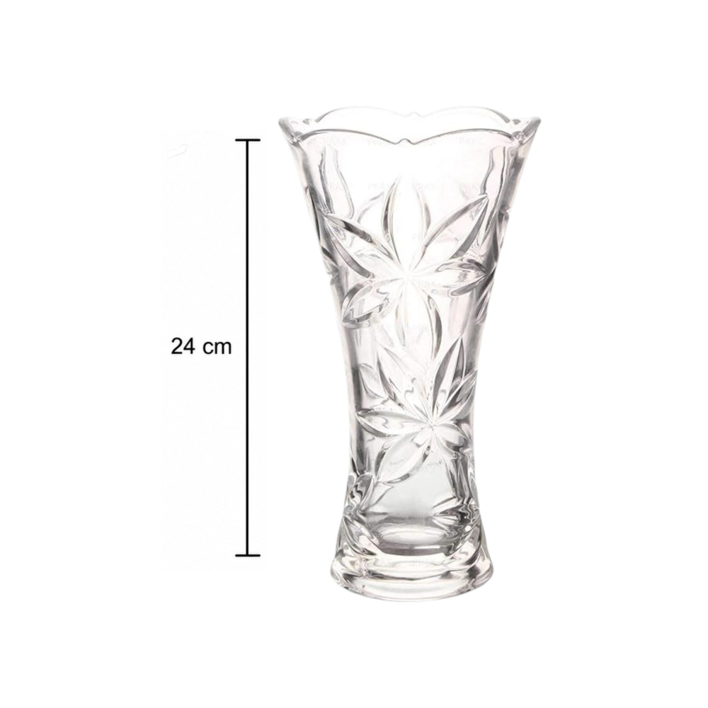 Florero de cristal suiza 24 cm Alessandro1