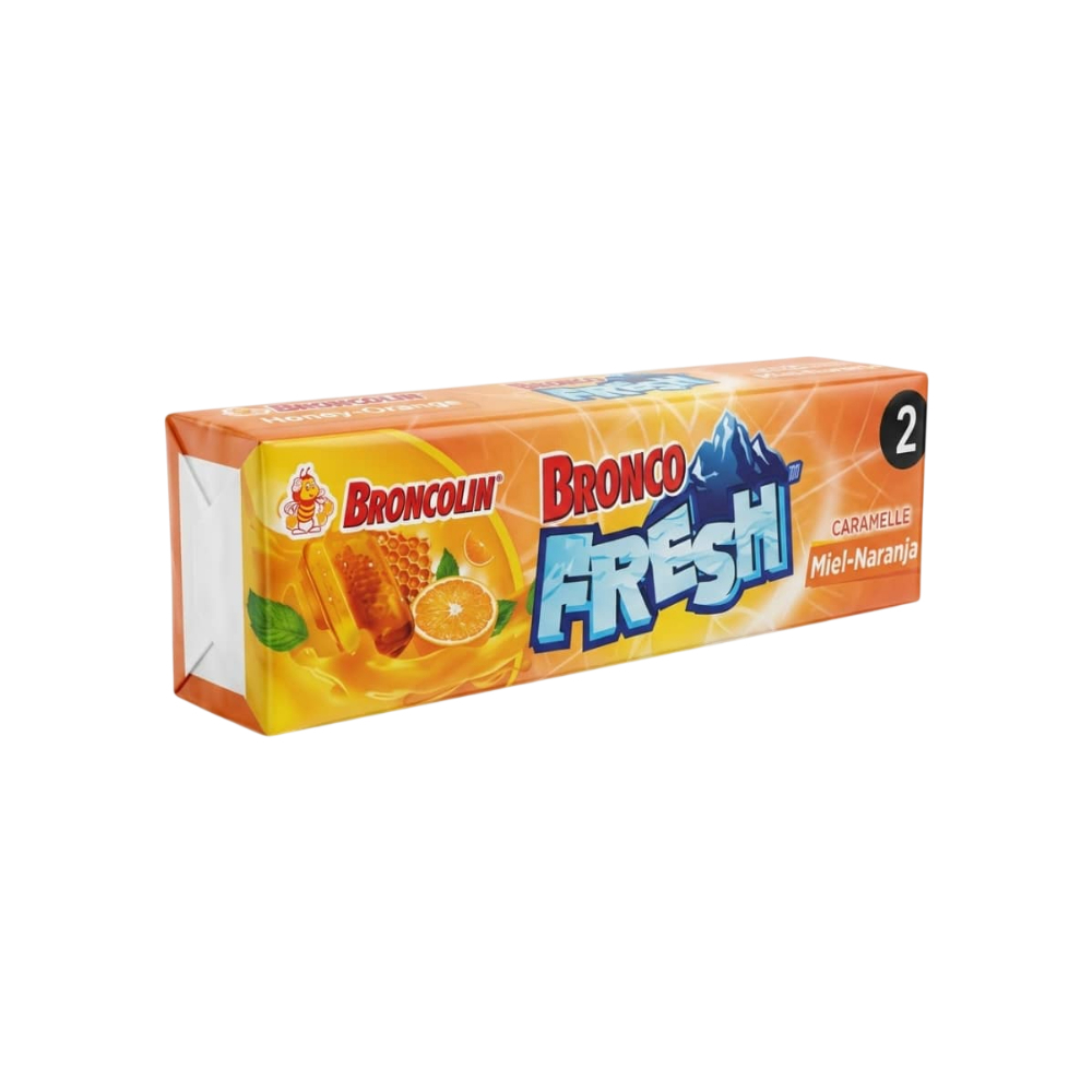 Caramelos de miel y naranja Bronco Fresh Broncolin (9 u)