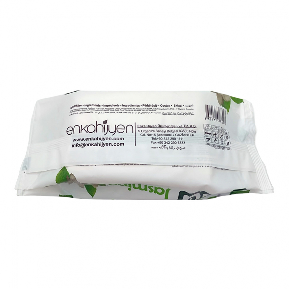 Toallitas húmedas con fragancia de jazmín Lulla (120 u)1