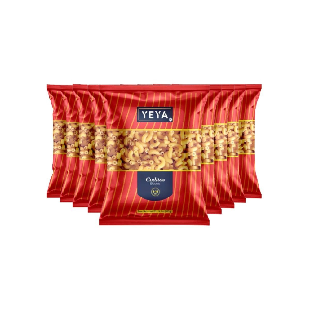 Coditos yeya (9 x 400 g / 14. 1 oz)