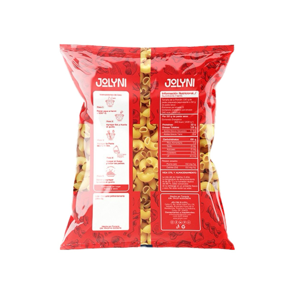 Pastas cortas - codo Big Jolyni (400 g / 14. 11 oz)1