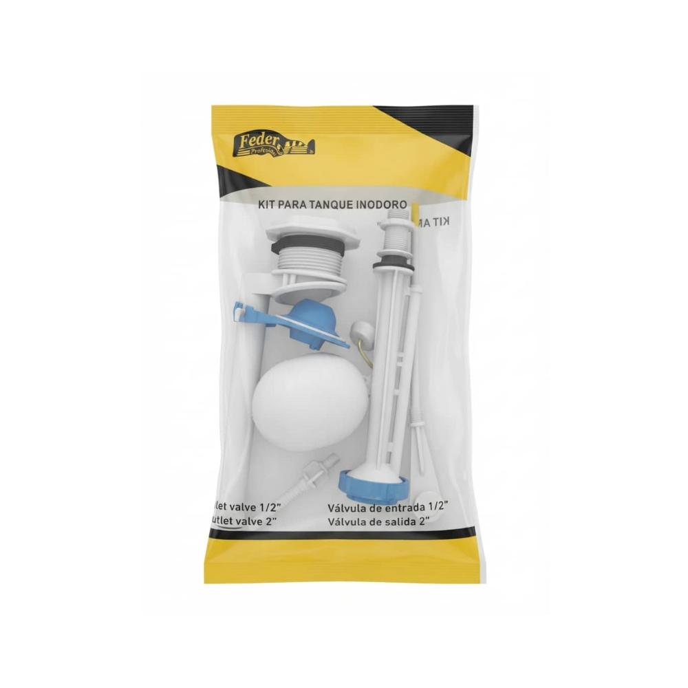 Kit de herraje para tanque de inodoro 55121 Federalli1