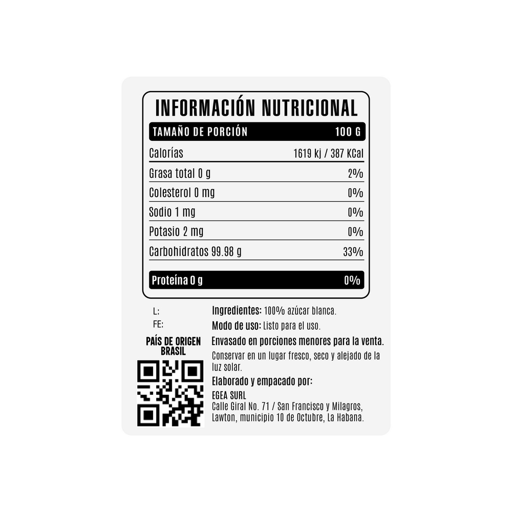 Azúcar blanca egea (454 g / 1 lb)3