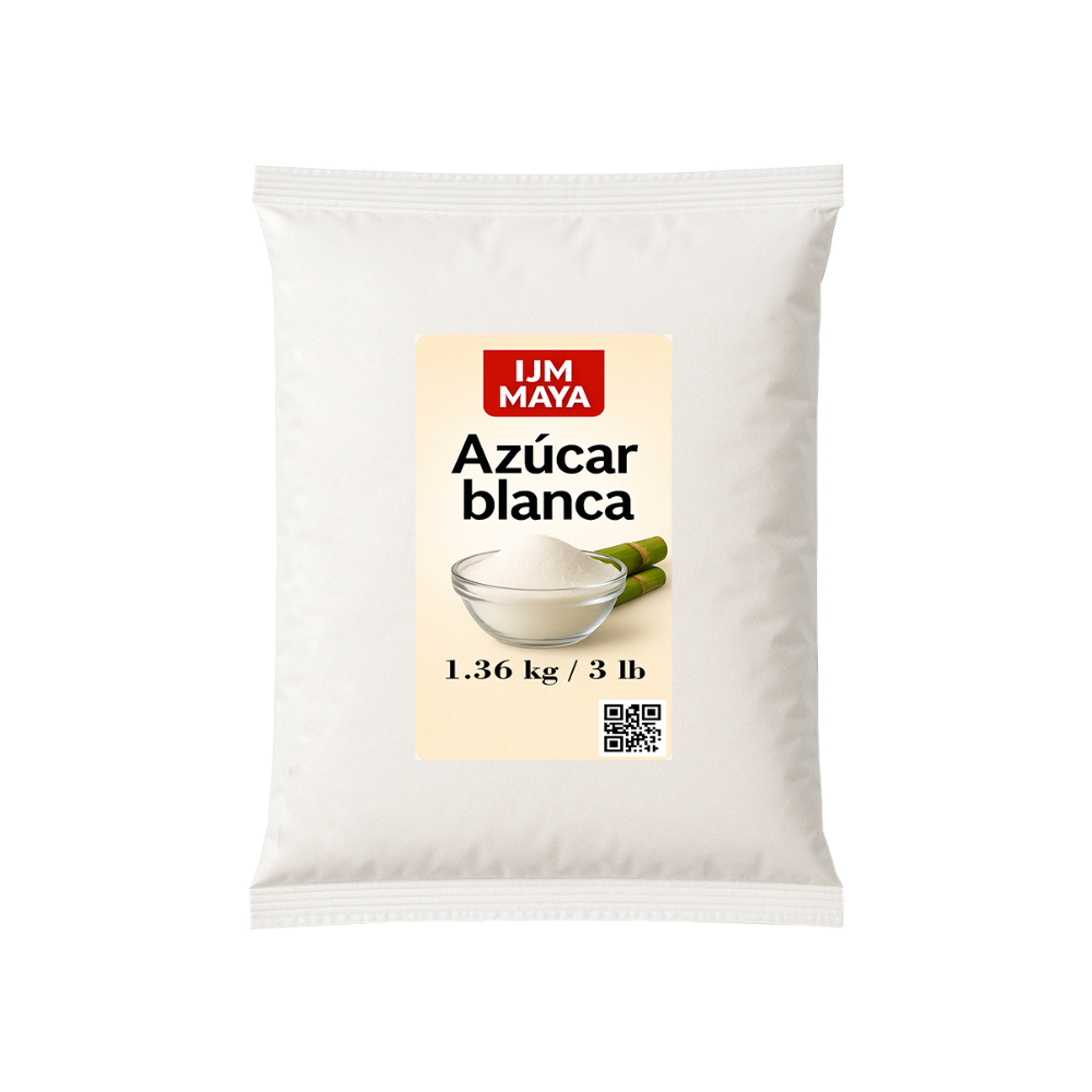 Azúcar blanca ijm Maya (1. 36 kg / 3 lb)