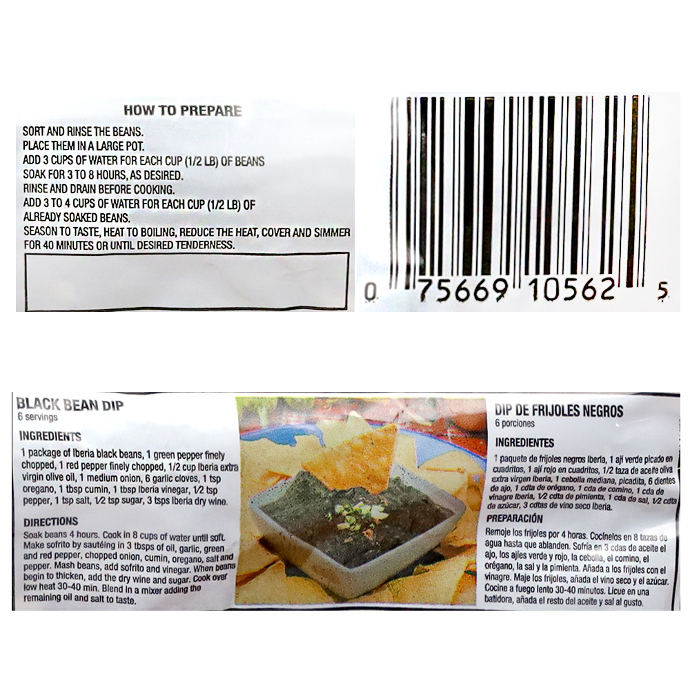 Frijoles negros Iberia (340 g / 12 oz)3